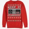 Nintendo Ugly Christmas Sweater NES Classic Controller Sweatshirt