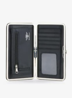 The Nightmare Before Christmas Oogie Boogie Rolling Dice Pose Scattered Dice Hinged Wallet -Bioworld Central 12578574 av2