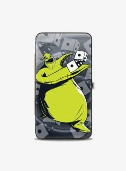 The Nightmare Before Christmas Oogie Boogie Rolling Dice Pose Scattered Dice Hinged Wallet
