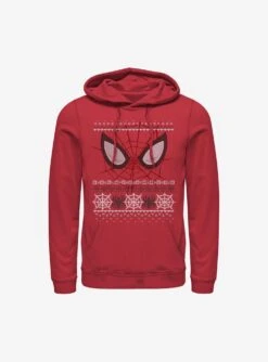 Marvel Spider-Man Eyes Christmas Sweater Hoodie
