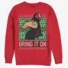 Disney Emperors New Groove Bring It Ugly Christmas Crew Sweatshirt