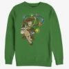 Disney Toy Story Woody Christmas Light Lasso Crew Sweatshirt