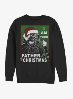 Star Wars Santa Vader Father Christmas Crew Sweatshirt
