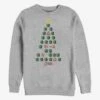 Nintendo The Legend Of Zelda Christmas Tree Crew Sweatshirt