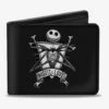 The Nightmare Before Christmas Misfit Love Jack And Sallys Bifold Wallet