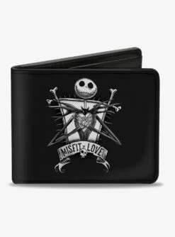 The Nightmare Before Christmas Misfit Love Jack And Sallys Bifold Wallet