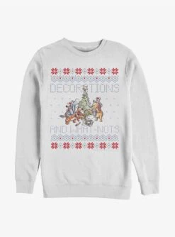 Disney Winnie The Pooh Fair Isle Decorations And What Nots Christmas Sweatshirt