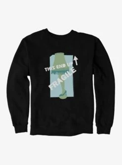 A Christmas Story This End Up Fragile Sweatshirt