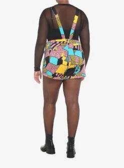 The Nightmare Before Christmas Sally Shortalls Plus Size -Bioworld Central 18840798 av2