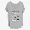 Disney The Nightmare Before Christmas Jack Emotions Girls T-Shirt Plus Size
