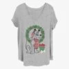 Disney Pluto Christmas Pluto Girls T-Shirt Plus Size