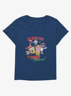 SpongeBob SquarePants Krabby Christmas Girls T-Shirt Plus Size