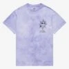 The Nightmare Before Christmas Jack Skellington Web Purple Tie-Dye T-Shirt