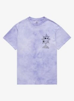 The Nightmare Before Christmas Jack Skellington Web Purple Tie-Dye T-Shirt