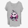 Disney The Nightmare Before Christmas Anime Eyes Jack Girls T-Shirt Plus Size