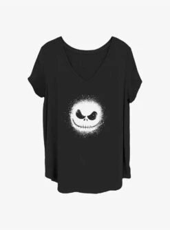 Disney The Nightmare Before Christmas Jack Splatter Girls T-Shirt Plus Size