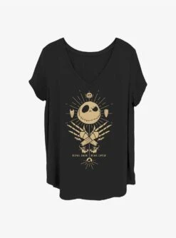 Disney The Nightmare Before Christmas King Jack Girls T-Shirt Plus Size