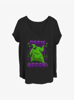 Disney The Nightmare Before Christmas Oogie Boogie Christmas Girls T-Shirt Plus Size