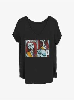 Disney The Nightmare Before Christmas Sally Comic Girls T-Shirt Plus Size