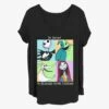 Disney The Nightmare Before Christmas Spooky Squares Girls T-Shirt Plus Size