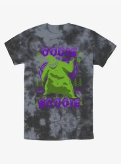 Disney The Nightmare Before Christmas Oogie Boogie Christmas Tie-Dye T-Shirt