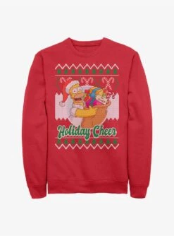 The Simpsons Homer Ugly Christmas Sweatshirt