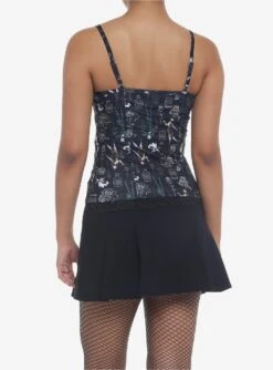 The Nightmare Before Christmas Characters Lace-Up Girls Cami -Bioworld Central 20109330 av2