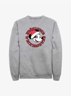 Disney Mickey Mouse Frohliche Weihnachten Merry Christmas In German Sweatshirt
