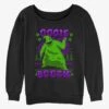 Disney The Nightmare Before Christmas Oogie Boogie Christmas Girls Slouchy Sweatshirt