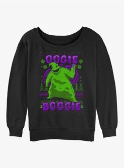Disney The Nightmare Before Christmas Oogie Boogie Christmas Girls Slouchy Sweatshirt