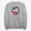 Disney Minnie Mouse Christmas Wreath Sweatshirt
