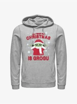 Star Wars The Mandalorian Grogu For Christmas Hoodie