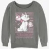 Disney The Aristocats Marie Ugly Christmas Girls Slouchy Sweatshirt