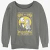Disney The Nightmare Before Christmas Lovers Tarot Card Girls Slouchy Sweatshirt