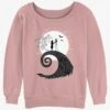 Disney The Nightmare Before Christmas Meant To Be Jack And Sally Girls Slouchy Sweatshirt