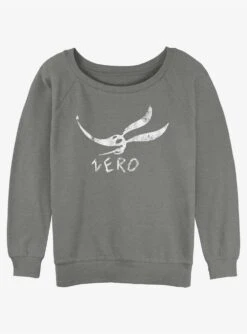 Disney The Nightmare Before Christmas Zero Face Girls Slouchy Sweatshirt