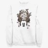 Disney Mickey Mouse Christmas Light Antlers Sweatshirt