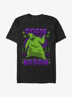 Disney The Nightmare Before Christmas Oogie Boogie Ugly Christmas Extra Soft T-Shirt