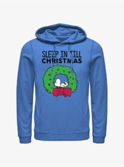Peanuts Sleep In Till Christmas Hoodie