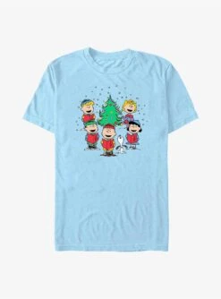 Peanuts Snoopy And Friends Christmas Caroling T-Shirt