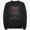 Marvel Spider-Man Web Jump Ugly Christmas Sweatshirt
