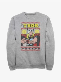 Marvel Thor Asgardian Ugly Christmas Sweatshirt