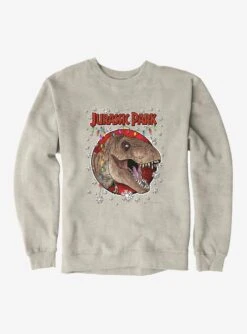 Jurassic Park Christmas Holiday T-Rex Sweatshirt