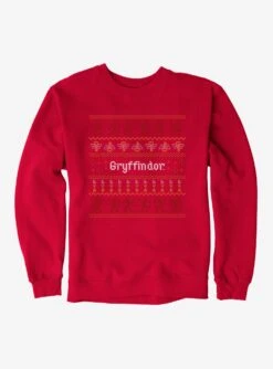 Harry Potter Gryffindor Ugly Christmas Pattern Sweatshirt