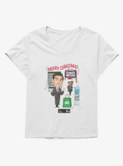The Office Dunder Mifflin Christmas Girls T-Shirt Plus Size