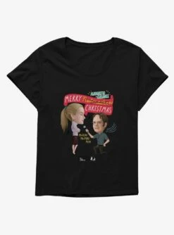 The Office Margarita-Karaoke Christmas Girls T-Shirt Plus Size