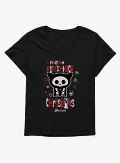 Skelanimals Have A Puuurfect Christmas Girls T-Shirt Plus Size