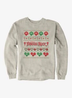 Jim Henson's Fraggle Rock Ugly Christmas Sweater Pattern Sweatshirt