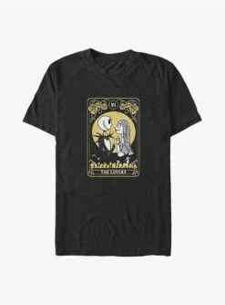 Disney The Nightmare Before Christmas Jack And Sally Lovers Tarot Big & Tall T-Shirt