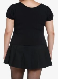 Her Universe The Nightmare Before Christmas Spiderweb Girls Top Plus Size -Bioworld Central 20643030 av2